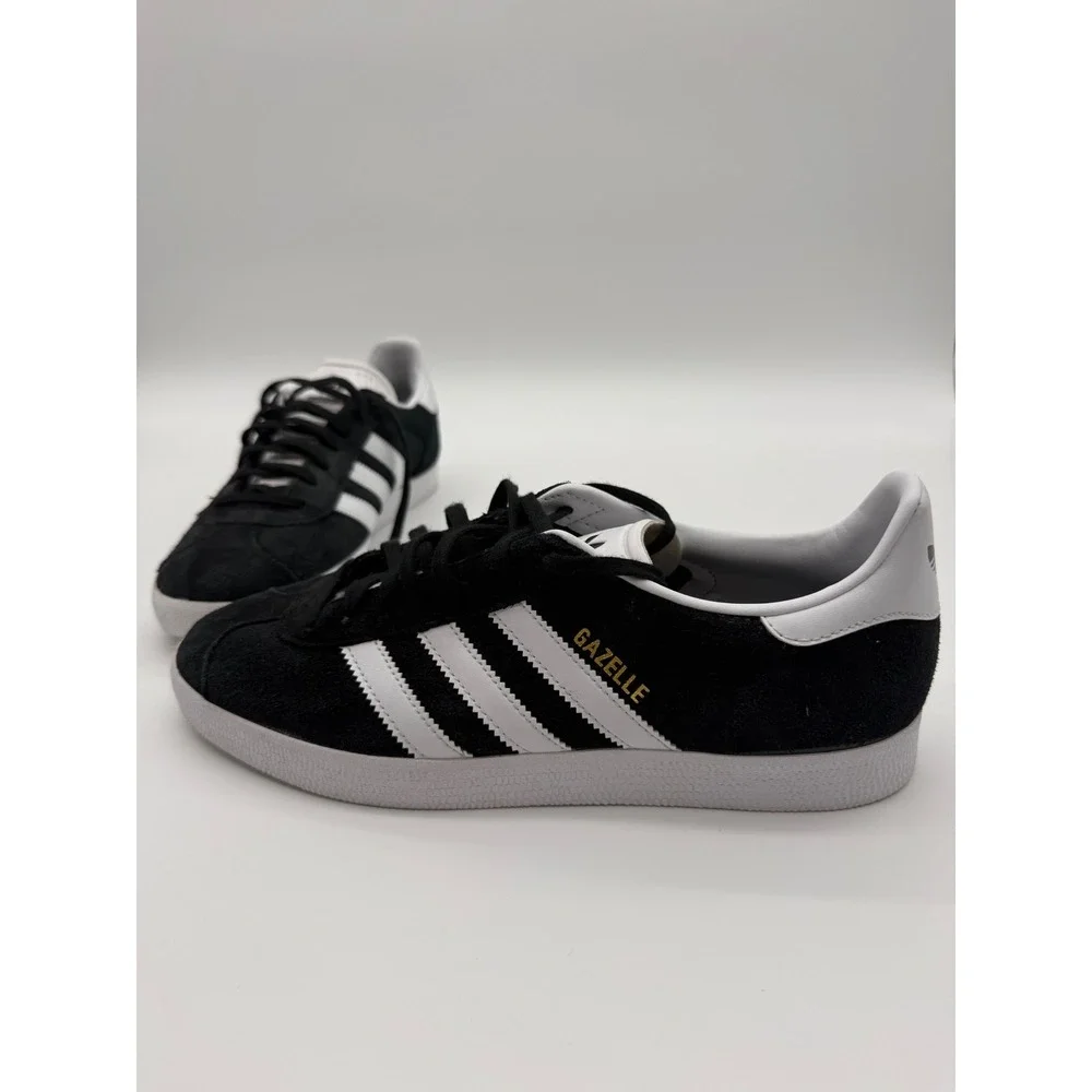Adidas Originals Gazelle Black White Suede Sneakers Men's Size 9 EUC New Insoles